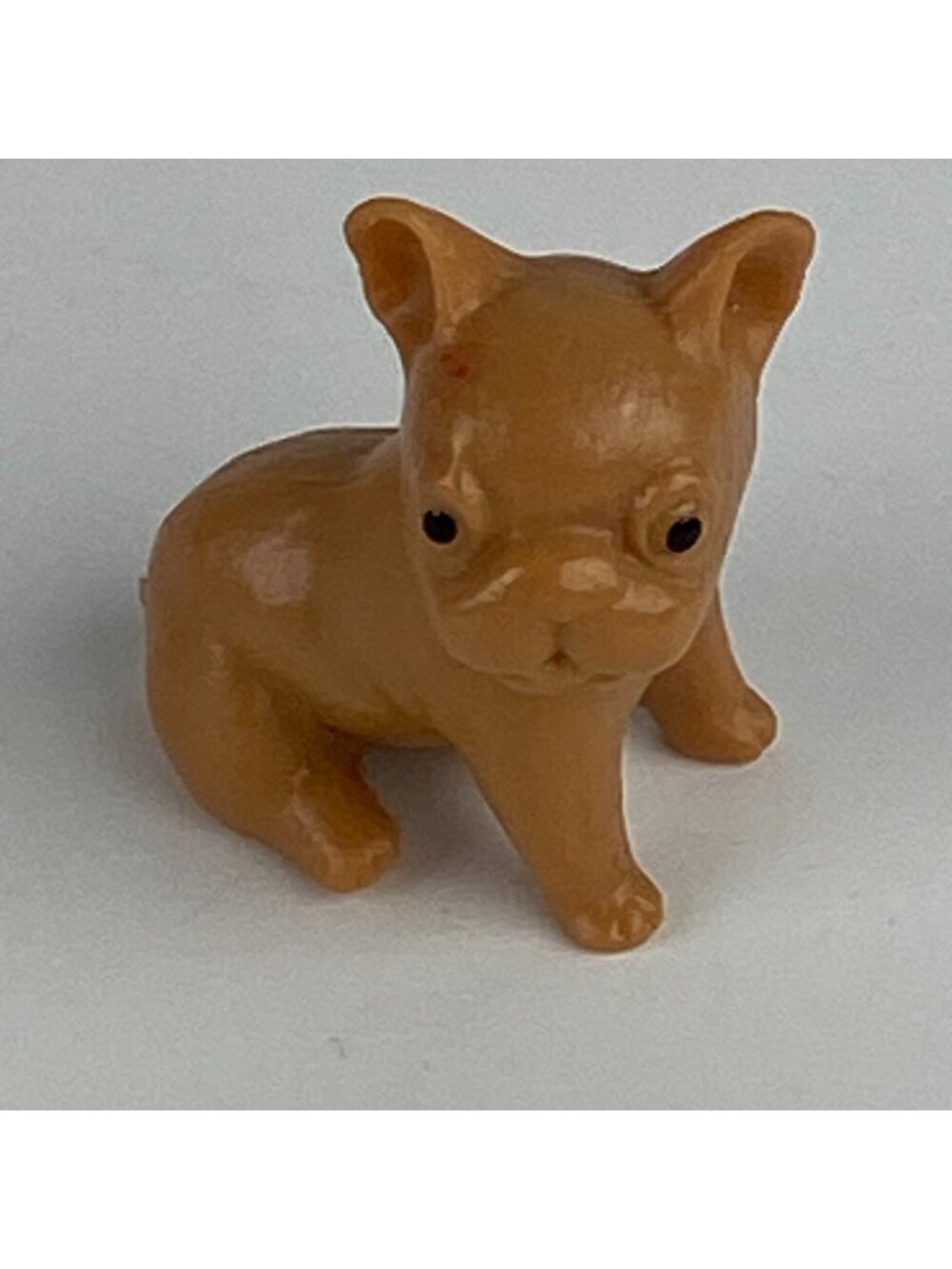 Adorable Mini Seated Pug Puppy Dog Pretend Play Toy Accessory Kids Collectible